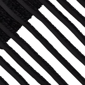 GORGECRAFT 20 Yards Velvet Piping Bias Tape 10mm Wide Lip Cord Trim Black Upholstery Piping Trimming for Apparel Sewing Stitching Decorating Pillows Lamp Curtain Hat Clothing Accessories