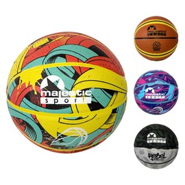 Majestic Sport Basketballs for children, teenagers and adults, size 5, basketball, outdoor, indoor, arrow