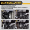 2PCS CV Boot Repair Kit with 4 Tie Rod Boots