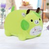 Yeqivo Birthday Cow Plush Pillow Stuffed Animal Toy, Green Birthday