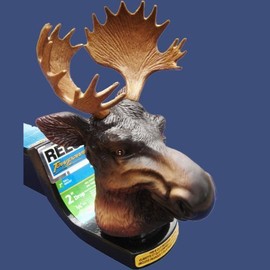 Treasure Gurus Moose with Antlers Trailer Hitch Ball Cover for Truck SUV Rv or Boat