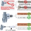 YUHX Feed Water Adapter 3/8" x 1/4" or 3/8" Add-A-Tee,