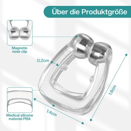 Zanfqvo Nose Separator & Snoring Stopper Set of 8 - Anti Snoring - Spreads the Nose Wings - Promotes Breathing and Sleep - Reusable, for Men and Women