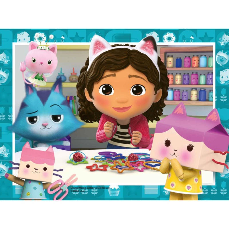 Ravensburger Gabby’s Dollhouse Jigsaw Puzzles for Kids Age 3 Years