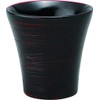 Aze Shinzo Shoten F2108 Guinomi Hagi Akebono Black
