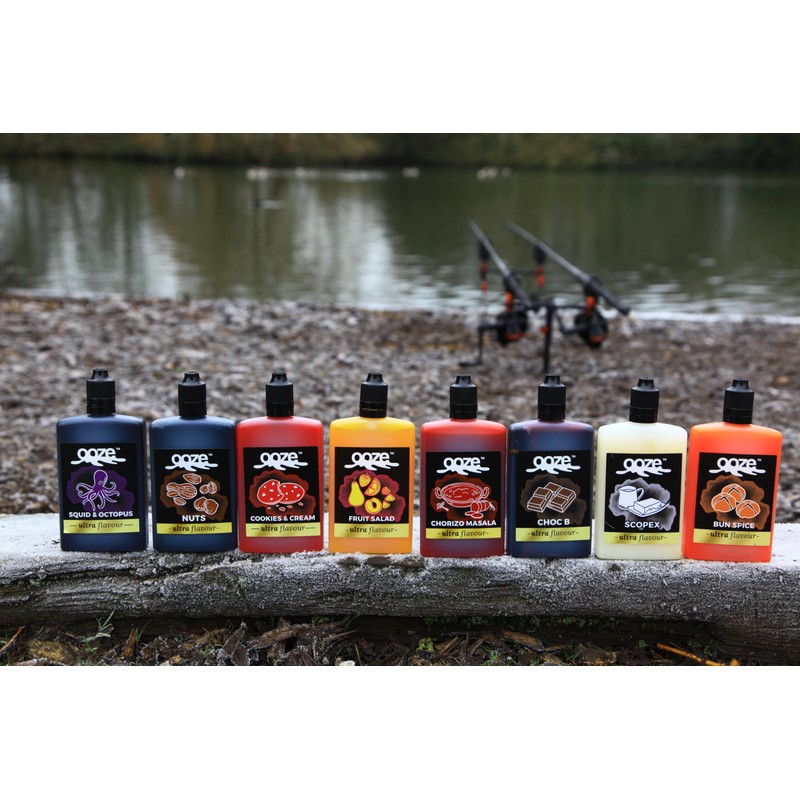 Ooze Ultra Flavour Fishing Bait Flavouring Liquid 100ml – Pellet,