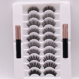 Fake Eyelashes 10 Pairs of False Lashes with Lash Applicator