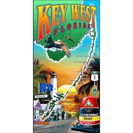 Island Gear Key West Florida Collage 30x60 Cotton Velour Beach Towel
