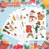 JarThenaAMCS 9 Sheets Merry Christmas Window Cling Stickers Cartoon Xmas