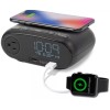 Ihome Hw6B Pre-Set Clock With Qi Charging, Dual Usb, Ac,