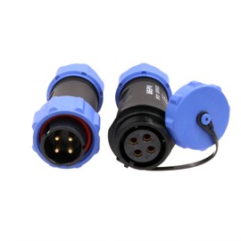 HangTon Weipu SP17 4 Pin Connector Waterproof Aviation Circular 5A Male Female Cable Connector for Outdoor Power Light Application