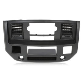 G-PLUS Center Dashboard Radio Climate Control Air Vent Bezel Panel Compatible with Dodge Ram 1500 2500 3500 Truck 2006-2008