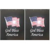 Denco God Bless America 24" x 30" Black Heavy Duty