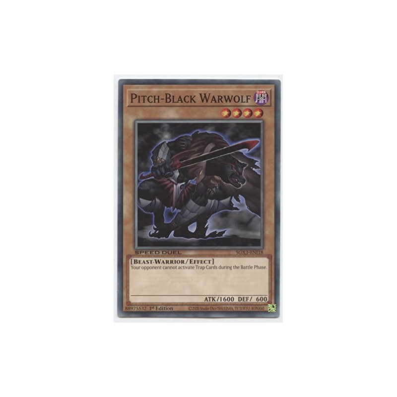 Pitch-Black Warwolf - SGX3-ENI18 - Common - 1st Edition