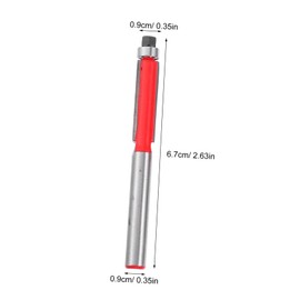 SHINEOFI 4pcs Flush Trim Router Bits Precision Woodworking Trimming Cutters High Hardness Blades for Easy DIY Woodworking Carving Suitable for Plywood More