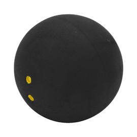 VBESTLIFE 37mm Double Yellow Dot Squash Balls, Rubber High Elastic Squash Racket Balls for Beginner Training and Practice