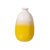 Sass & Belle Dip Glazed Ombre Yellow Vase
