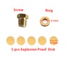 Explosion Proof Valve Electric 4500psi High Pressure brass Explosion Proof