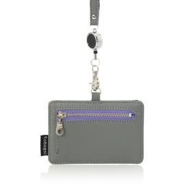 Ethical Leather Sovani Card Holder ID Case Holder Black, Black