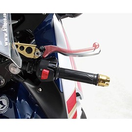 Kitaco 525-1818200 Short Reach Lever, GROM, CBR250R/CB250F, Left and Right Set, Silver