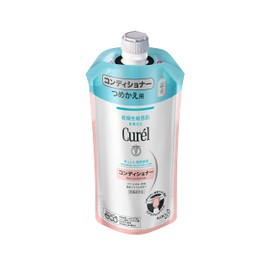 Curél Conditioner Refill, 11.8 fl oz (340 ml), Weak Acidity, Unscented, Colorless