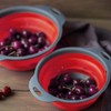 Enko Silicon and Foldable Kitchen Colander and Strainer Set, Environmentally
