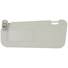 CCIYU Left Driver Side Sun Visor fit for 2010-2013 for Mazda 3(without Sunroof), Left Side Gray Sun Visor Replace BBM2-69-320C-75,BBM3-69-320C-75