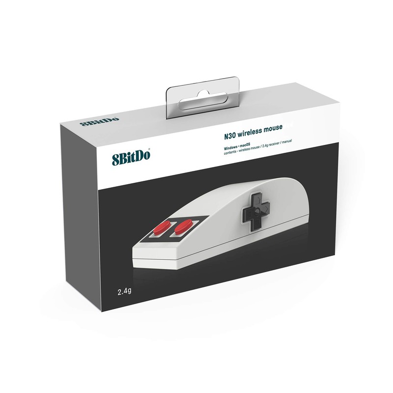 8Bitdo N30 2.4Ghz Wireless Mouse for PC Windows and macOS