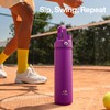 ENCOOL Insulated Water Bottle with Straw Stainless Steel Water Bottle,
