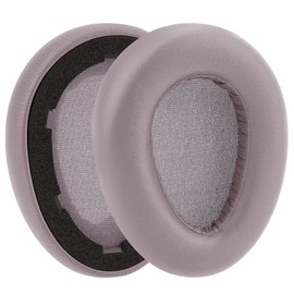 Geekria QuickFit Replacement Ear Pads Compatible with JLab JBuds Lux ANC Wireless Headphones, Ear Cushions, Repair Parts (Mauve)