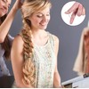 Paquete de 1000 Piezas Mini Liga Plástica Negra Cabello para