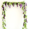 Apeair Wisteria Artificial Flowers Garland, 8Pcs Total 57.6ft Silk Faux