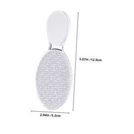 Healvian 2pcs Nano Glass Foot File Dual Sided Callus Remover and Nail Shaper for Foot Care Portable Dead Skin Scrubber for Men and Women for Travel and Home Use