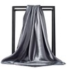 35" Womens Large Satin Square Scarf Silk Feeling Hair Wrapping