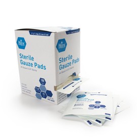MedPride Hospital Grade Gauze Pad 12-ply (100/Box, 4 Inches X 4 Inches)...