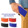 8pcs Ski Fasteners Straps, Adjustable Ski Wrap Bindings Ski Carrier