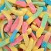 Neon Sour Gummy Worms | 2-Pound Pack | Assorted Fruit