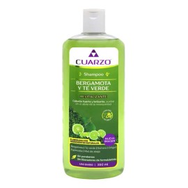 Shampoo Bergamota Y Té Verde Resequedad Cabello Fuerte Cuarzo