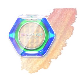 CHARMACY Multichrome Glitter Eyeshadow, Intense Pigmentation Chameleon Sparkling Eyeshadow, Bright Highlighter Duochrome Eye Make Up, Multi-Reflective Finishes Glitter Metallic Eye Makeup #03