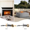 Skyflame 1/2 Inch Straight Gas Key Valve Kit for Fire