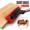 Topyond Handheld Drill Guide for Woodworking, High Speed Steel Locator