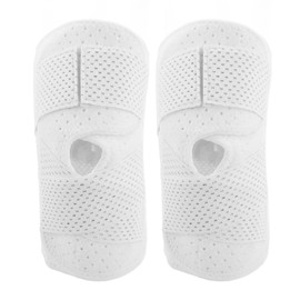 Knee Brace Breathable Ultra Thin Sports Knee Pads Adjustable Knee Sleeve Multifunctional Knee Support for Running Basketball Football White M