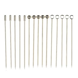 I-MART Stainless Steel Cocktail Picks Martini Picks Set (Pack of 15 - Gold)