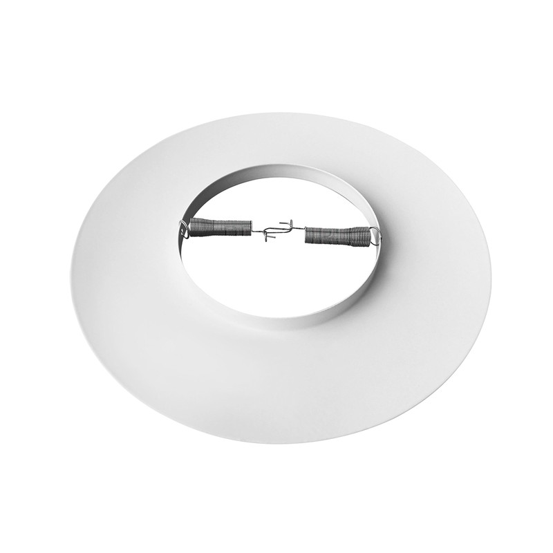 [6-Pack] PROCURU 6" Open Metal Ring Trim for Recessed Can