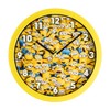 Accutime Kids Yellow Minions Wall Clock for Room Home Kitchen