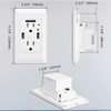 Greencycle USB Outlet with Nightlight, High Speed Dual 4.2A USB