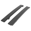 Front Bumper Headlight Trim Panels Black 1 Pair Replacement for