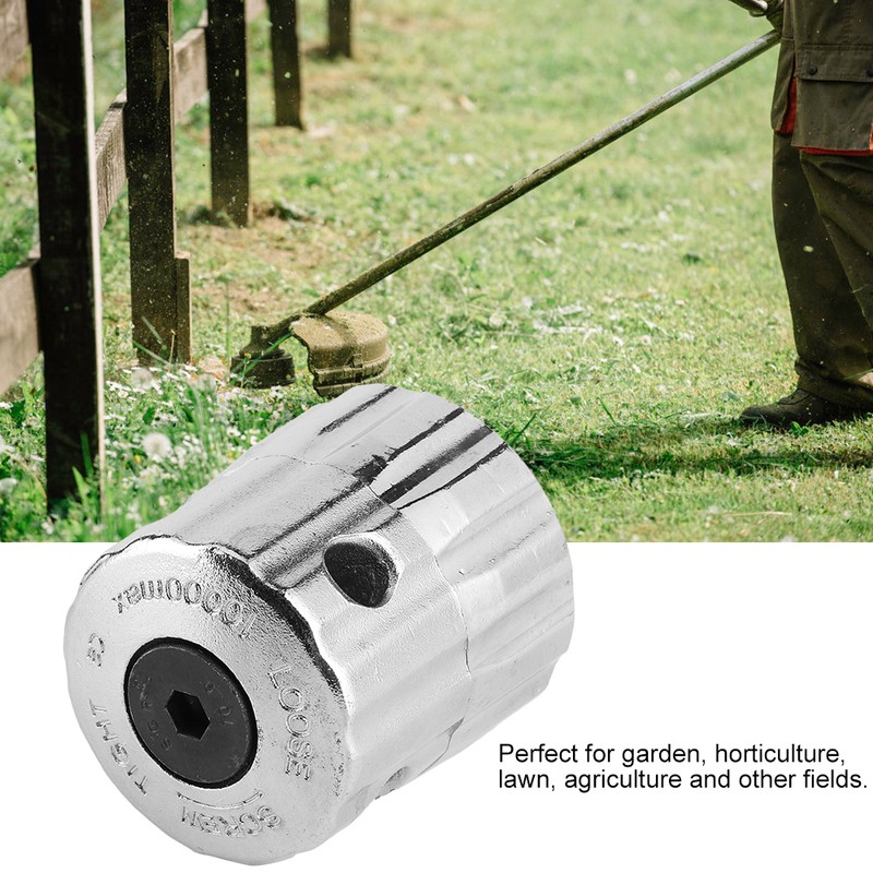 2Pcs/Set Aluminum Alloy Grass Trimmer Head with Lines Replacement Lawn