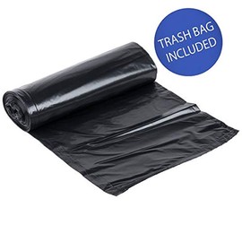 PRO&Family 16 gallons Black Slim Trash Can. Bonus!Trash Bag Included! ! Trash can for Hospital, Clinic, Doctors Offices, Offices,Hallway etc.