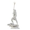 BeautifulGreekStatues Poseidon Greek God of The Sea with Trident Alabaster